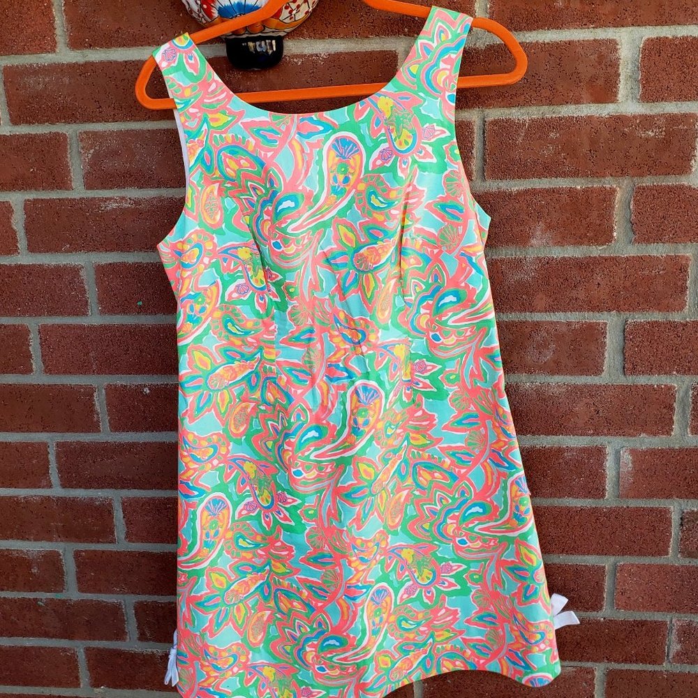 Lilly Pulitzer Delia Dress With bows at hem | sz. 10